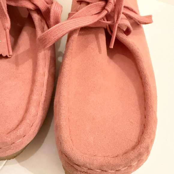 Free People Clark’s Originals Wallabee shoes in blush pink Sz 9 - Picture 6 of 13
